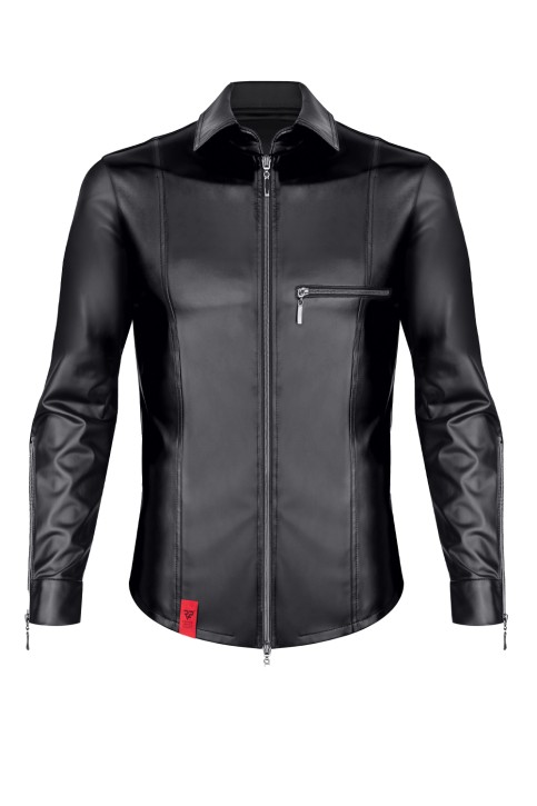 langarm Herren Shirt RMPasquale001 schwarz - XL