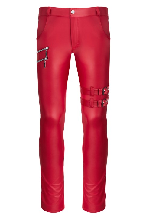 lange Herren Hose RMTommaso002 rot - M
